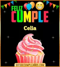 Feliz Cumple gif Celia